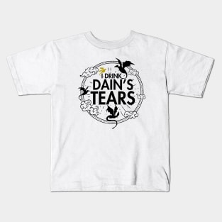 I Drink Dain's Tears ( Fourth Wing ) Kids T-Shirt